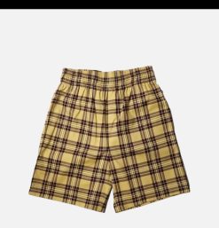 COOKMAN Shorts | Chef Short Tartan Beige