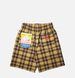 COOKMAN Shorts | Chef Short Tartan Beige