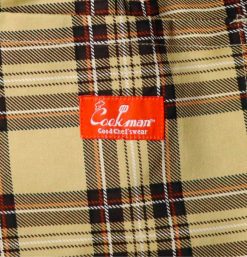 COOKMAN Shorts | Chef Short Tartan Beige