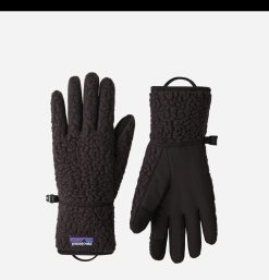 PATAGONIA ACCESSORIES Gants Bonnets Echarpes | Gant Retro Pile Black