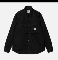 CARHARTT WIP Blousons & Manteaux | Veste Manny Shirt Black Rinsed