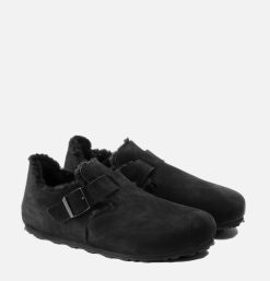 BIRKENSTOCK Sandales | Chaussures London Shearling Black