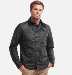 BARBOUR Blousons & Manteaux | Reelin Wax Jacket Sage