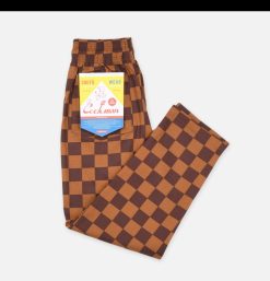 COOKMAN Pantalons | Chef Pant Checker Brown