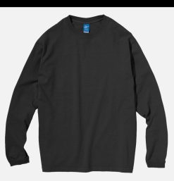 GOOD ON T-Shirts | Long Sleeve Crew Tee Black