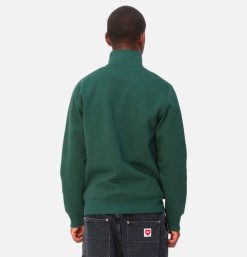 CARHARTT WIP Sweats & Polaires | Chase Neck Zip Sweat Discovery Green