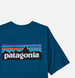 PATAGONIA T-Shirts | P6 Logo T-Shirt Wavy Blue