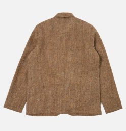 UNIVERSAL WORKS Pulls & Cardigans | Veste Bakers Harris Tweed Brown