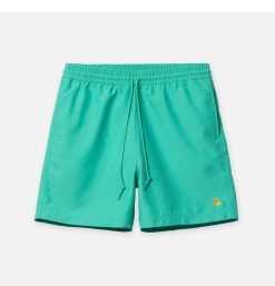 CARHARTT WIP Shorts | Chase Swim Trunks Aqua Green