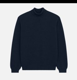 NITTO KNITWEAR Pulls & Cardigans | Pull Youri Col Roule Navy