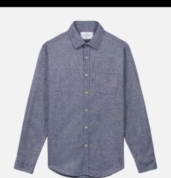 PORTUGUESE FLANNEL Chemises & Polos | Chemise Teca Indigo