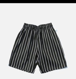 COOKMAN Shorts | Chef Short Stripe Black