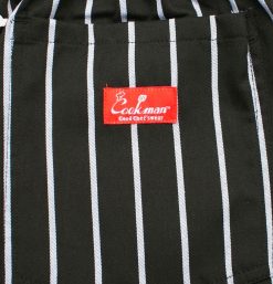 COOKMAN Shorts | Chef Short Stripe Black