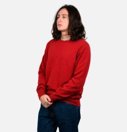 WILLIAM LOCKIE Pulls & Cardigans | Pull Col Rond Poppy Mix