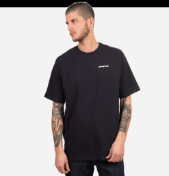 PATAGONIA T-Shirts | T-Shirt P6 Logo Black