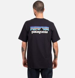 PATAGONIA T-Shirts | T-Shirt P6 Logo Black