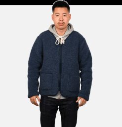 COLDBREAKER Sweats & Polaires | Zip Up Vee Cardigan Darkblue