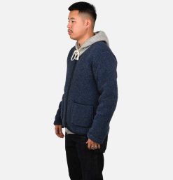 COLDBREAKER Sweats & Polaires | Zip Up Vee Cardigan Darkblue