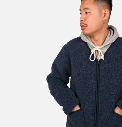 COLDBREAKER Sweats & Polaires | Zip Up Vee Cardigan Darkblue