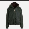 MANIFATTURA CECCARELLI Blousons & Manteaux | Blazer Coat Waxed Green