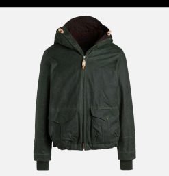 MANIFATTURA CECCARELLI Blousons & Manteaux | Blazer Coat Waxed Green