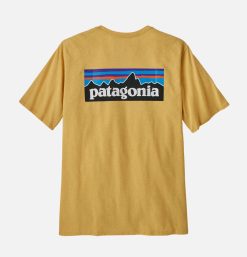 PATAGONIA T-Shirts | T-Shirt P6 Logo Yellow