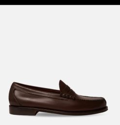 G.H. BASS Chaussures | Larson Penny Loafers Soft Chocolate Leather