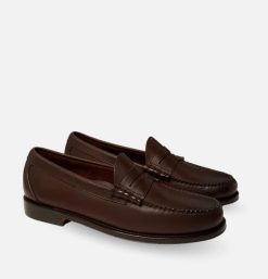 G.H. BASS Chaussures | Larson Penny Loafers Soft Chocolate Leather