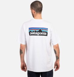 PATAGONIA T-Shirts | T-Shirt P6 Logo White