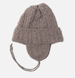 FOUND FEATHER Gants Bonnets Echarpes | Elias Knit Flightcap Tan