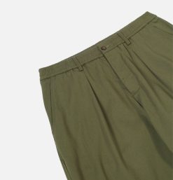 UNIVERSAL WORKS Jeans | Double Pleat Pant Light Olive