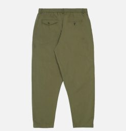 UNIVERSAL WORKS Jeans | Double Pleat Pant Light Olive