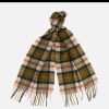 BARBOUR Gants Bonnets Echarpes | Echarpe Lambswool Tartan Green