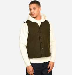 FILSON Blousons & Manteaux | Mackinaw Wool Vest Forest Green