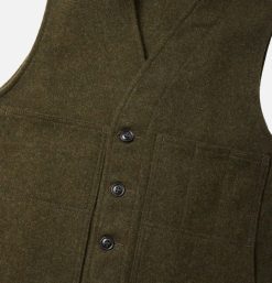 FILSON Blousons & Manteaux | Mackinaw Wool Vest Forest Green