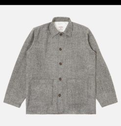 UNIVERSAL WORKS Pulls & Cardigans | Veste Easy Over Jacket Harris Tweed