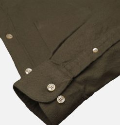 PORTUGUESE FLANNEL Chemises & Polos | Chemise Teca Olive