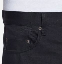 NAKED & FAMOUS Jeans | Easy Guy Solid Black Selvedge