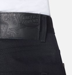 NAKED & FAMOUS Jeans | Easy Guy Solid Black Selvedge