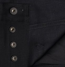 NAKED & FAMOUS Jeans | Easy Guy Solid Black Selvedge