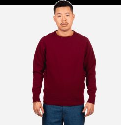 WILLIAM LOCKIE Pulls & Cardigans | Pull Col Rond Bordeaux