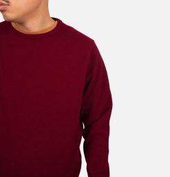 WILLIAM LOCKIE Pulls & Cardigans | Pull Col Rond Bordeaux