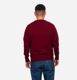 WILLIAM LOCKIE Pulls & Cardigans | Pull Col Rond Bordeaux