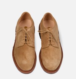 ALDEN SHOE CO Chaussures | 29332F - Plain Toe Blucher Suede Tan