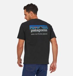 PATAGONIA T-Shirts | Tee Shirt P6 Mission Ink Black