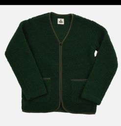 COLDBREAKER Sweats & Polaires | Zip Up Vee Cardigan Green