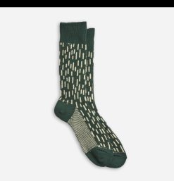 ROTOTO Chaussettes | Chausettes Raindrop Green