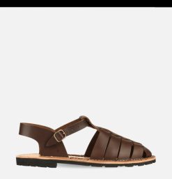 STEVE MONO Sandales | Artisanal Sandal Shoe 09 Chocolate