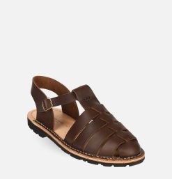 STEVE MONO Sandales | Artisanal Sandal Shoe 09 Chocolate