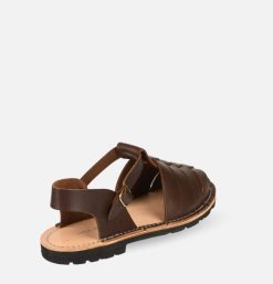 STEVE MONO Sandales | Artisanal Sandal Shoe 09 Chocolate